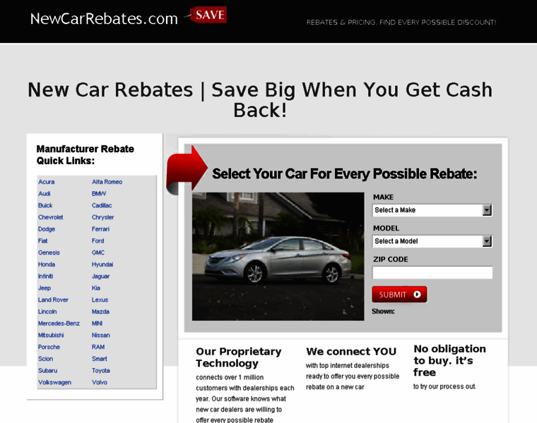 Newcar-rebates.com thumbnail
