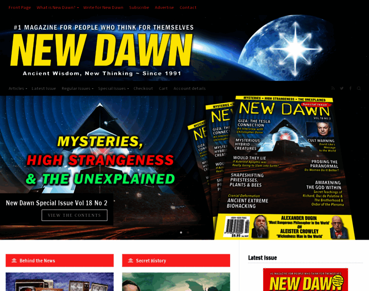 Newdawnmagazine.com thumbnail