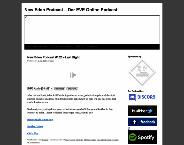 Newedenpodcast.de thumbnail