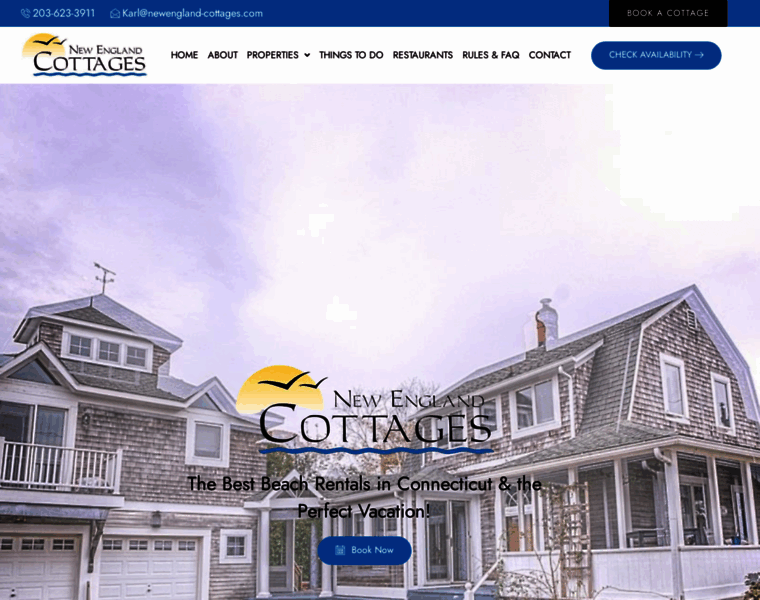 Newengland-cottages.com thumbnail