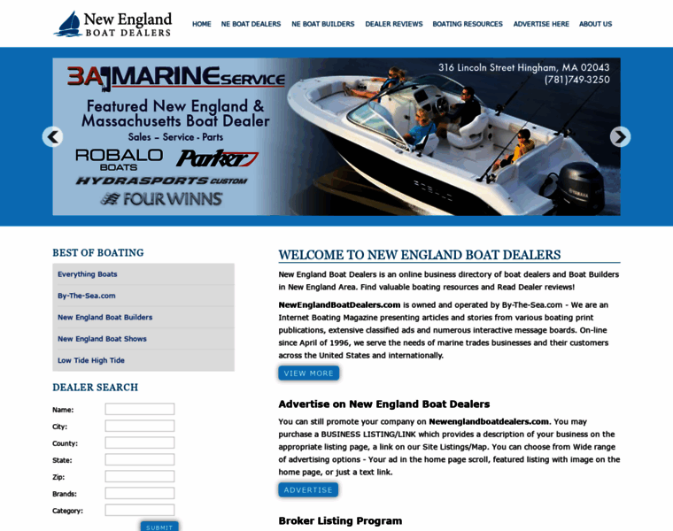 Newenglandboatdealers.com thumbnail