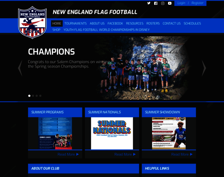 Newenglandflagfootball.com thumbnail
