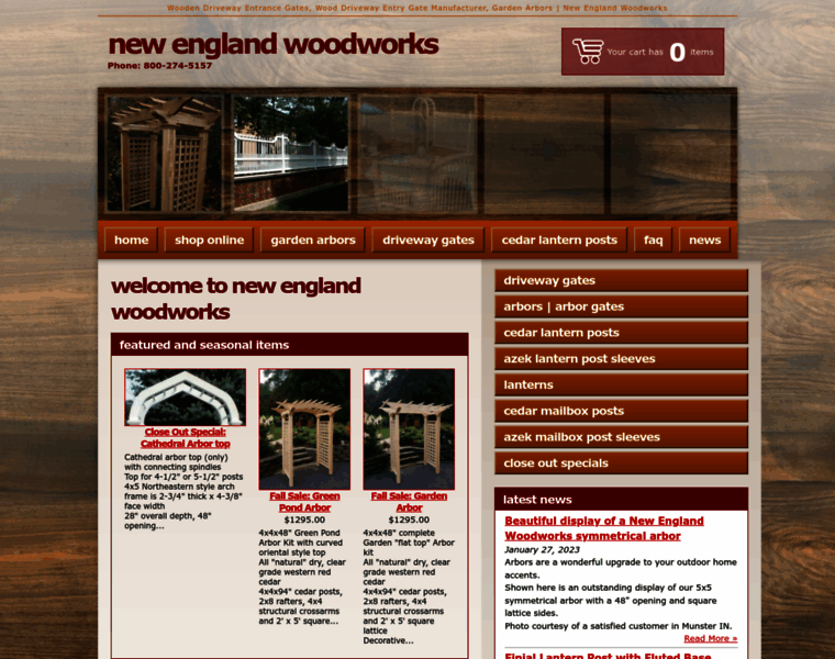 Newenglandwoodworks.com thumbnail