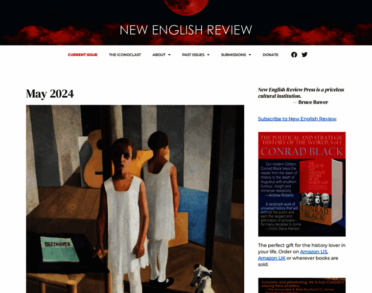 Newenglishreview.org thumbnail