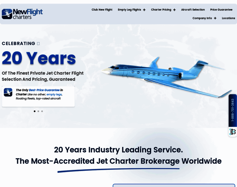 Newflightcharters.com thumbnail Newflightcharters.com thumbnail