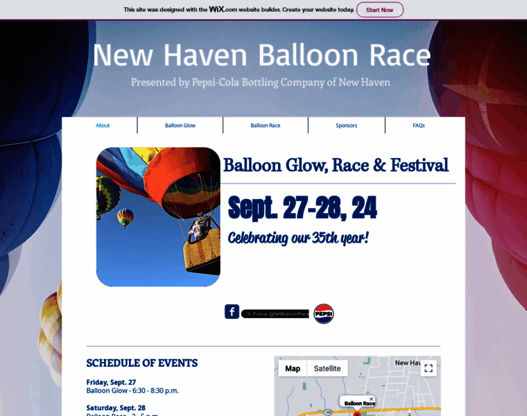 Newhavenballoonrace.com thumbnail