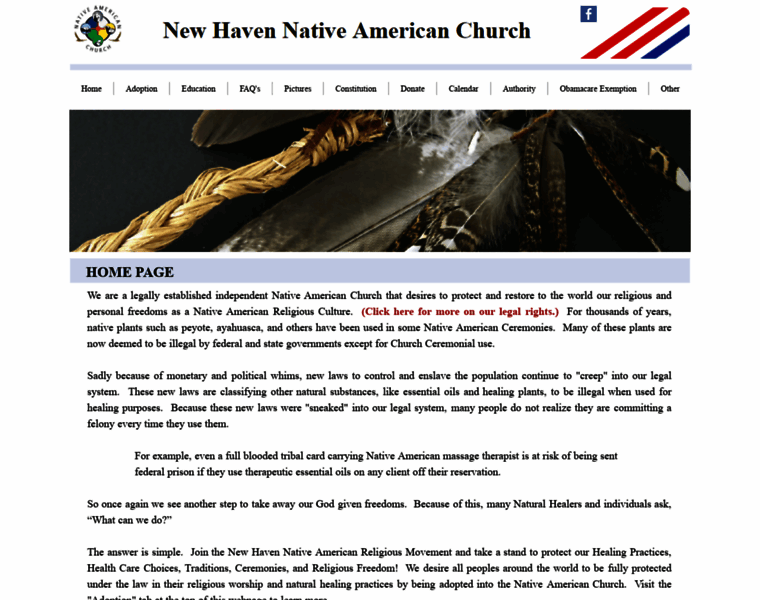 Newhavennativeamericanchurch.org thumbnail