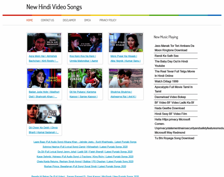 Newhindivideosongs.com thumbnail