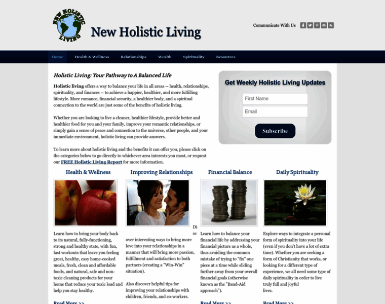 Newholisticliving.com thumbnail