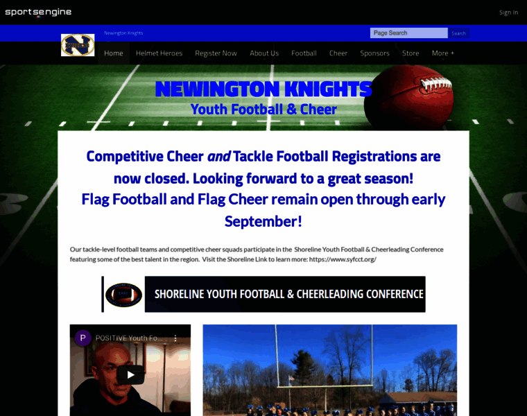 Newingtonknights.com thumbnail