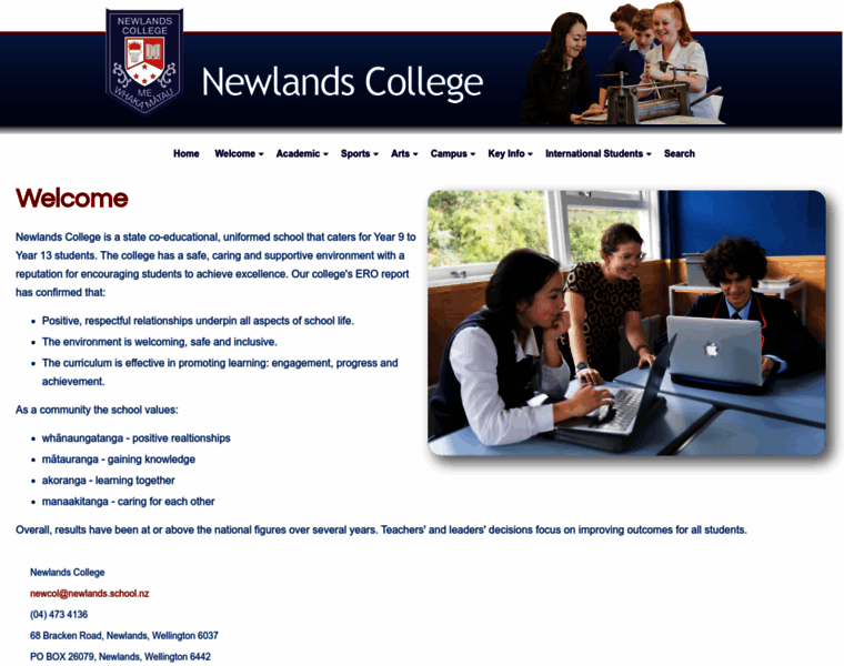 Newlands.school.nz thumbnail
