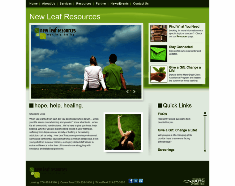 Newleafresources.org thumbnail