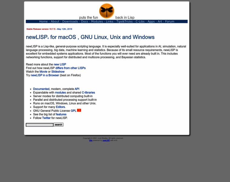 Newlisp.org thumbnail Newlisp.org thumbnail