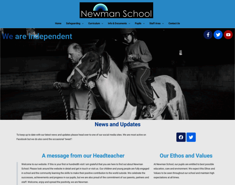 Newmanschool.co.uk thumbnail