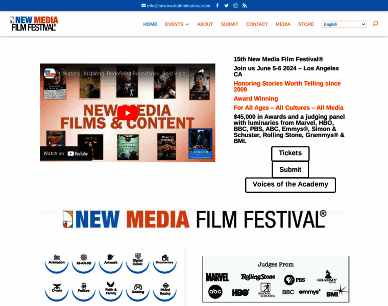 Newmediafilmfestival.com thumbnail