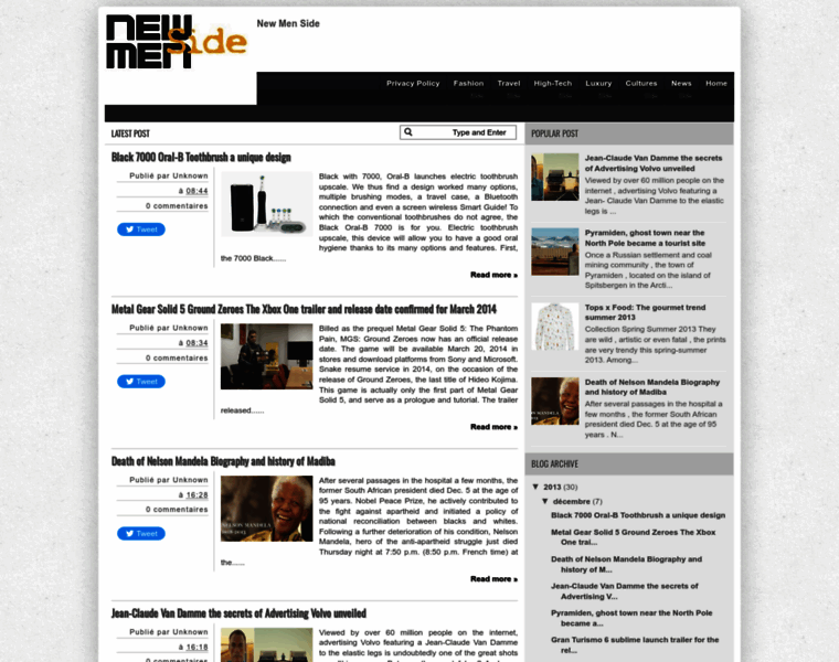 Newmenside.blogspot.com thumbnail