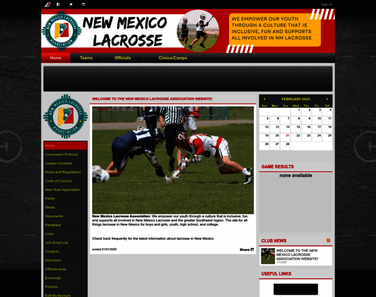 Newmexicolacrosse.com thumbnail
