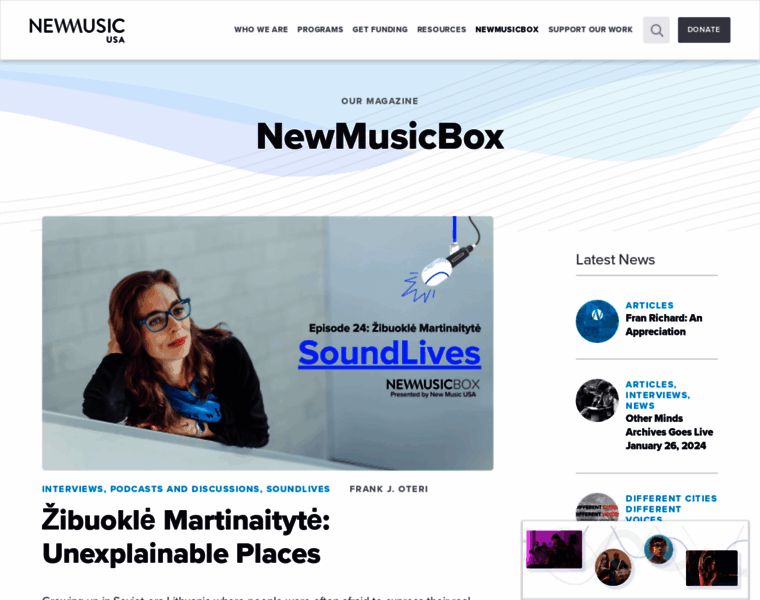 Newmusicbox.org thumbnail
