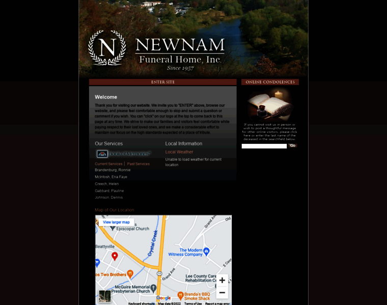 Newnamfuneralhome.com thumbnail