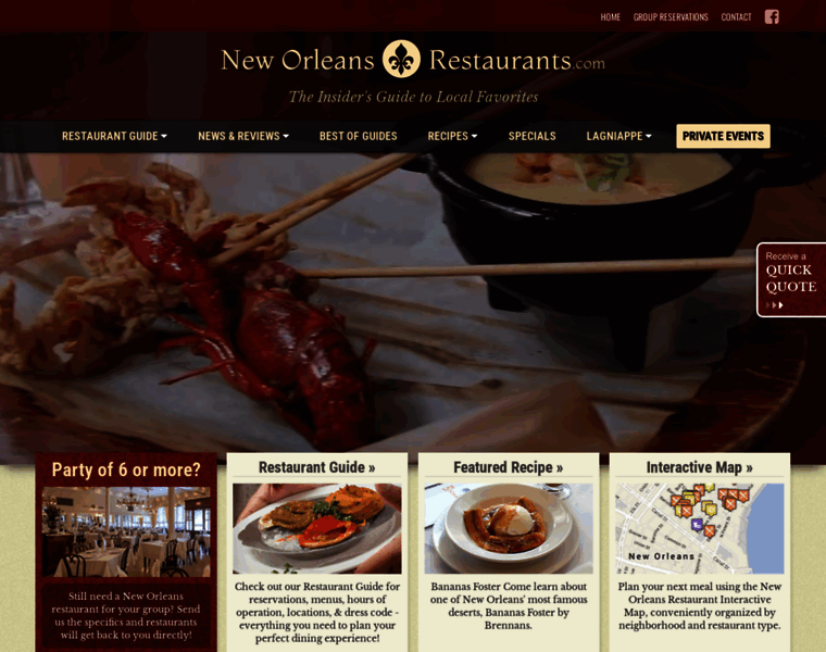 Neworleansrestaurants.com thumbnail