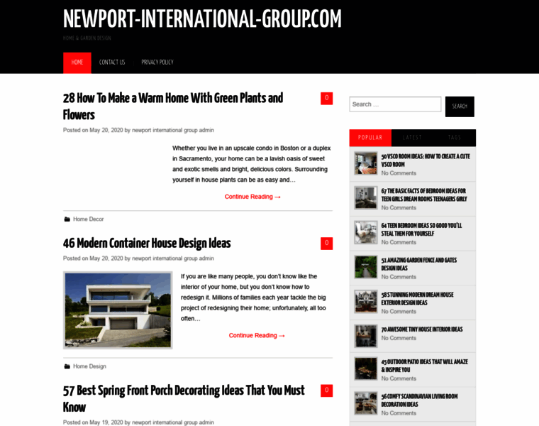 Newport-international-group.com thumbnail