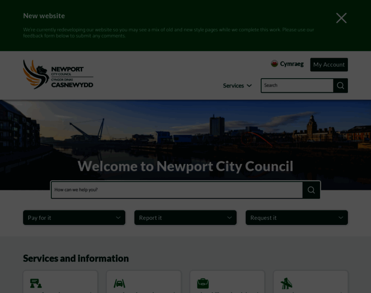 Newport.gov.uk thumbnail