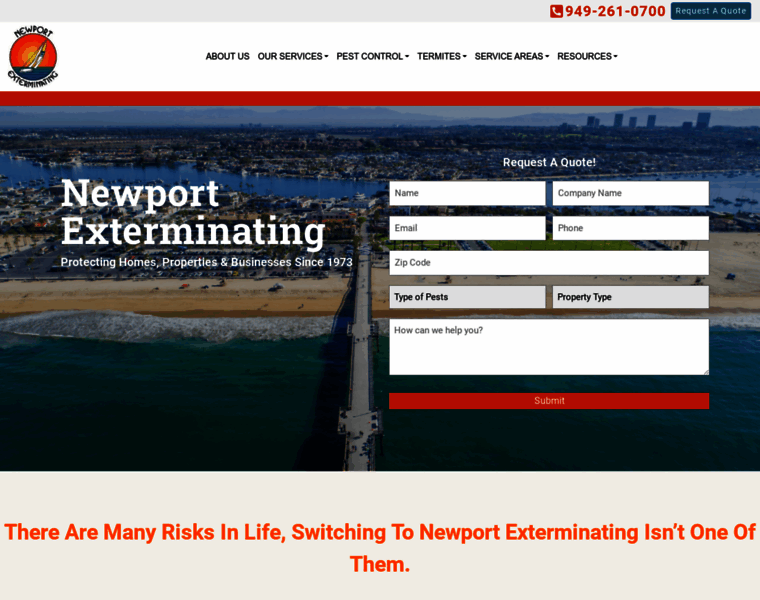Newportexterminating.com thumbnail
