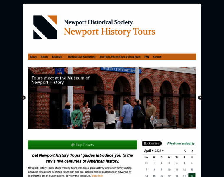 Newporthistorytours.org thumbnail