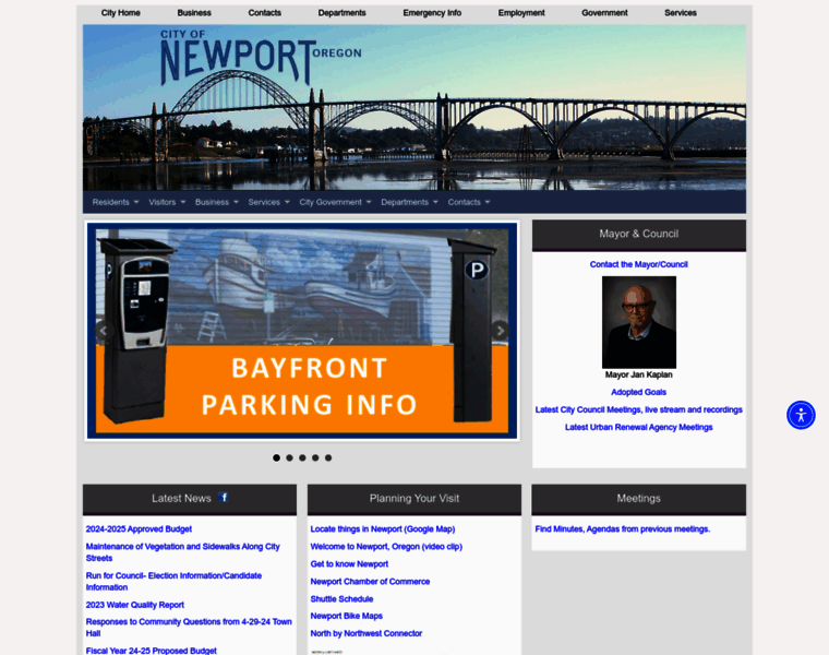Newportoregon.gov thumbnail