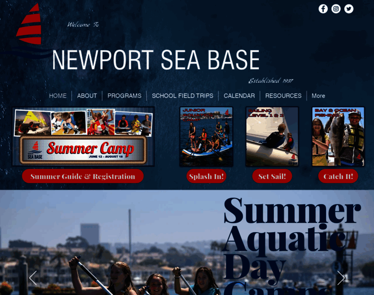 Newportseabase.org thumbnail
