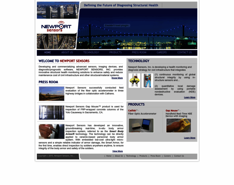 Newportsensors.com thumbnail