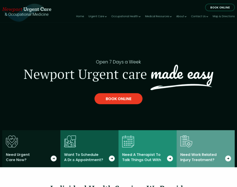 Newporturgentcare.com thumbnail