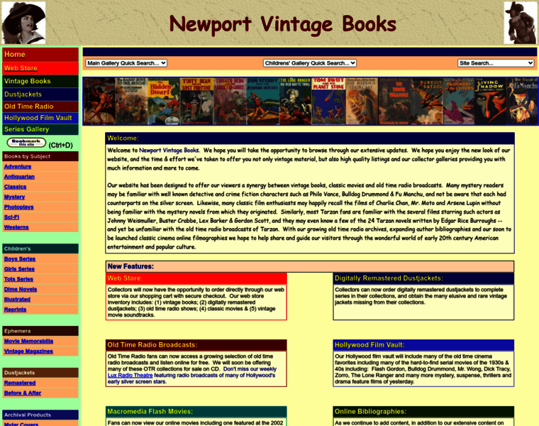 Newportvintagebooks.com thumbnail