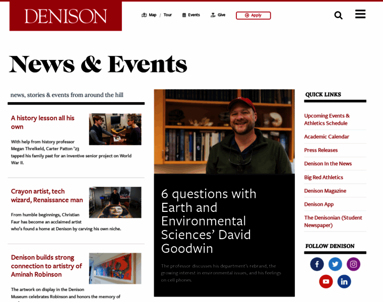 News.denison.edu thumbnail
