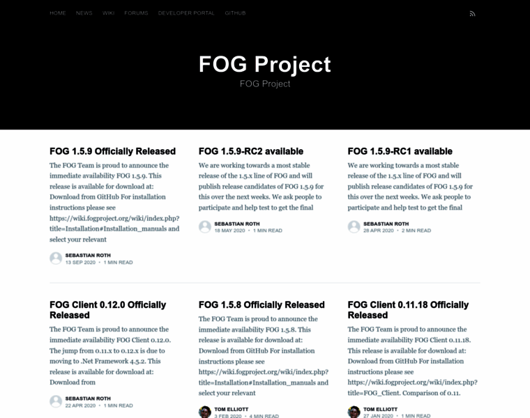 News.fogproject.org thumbnail