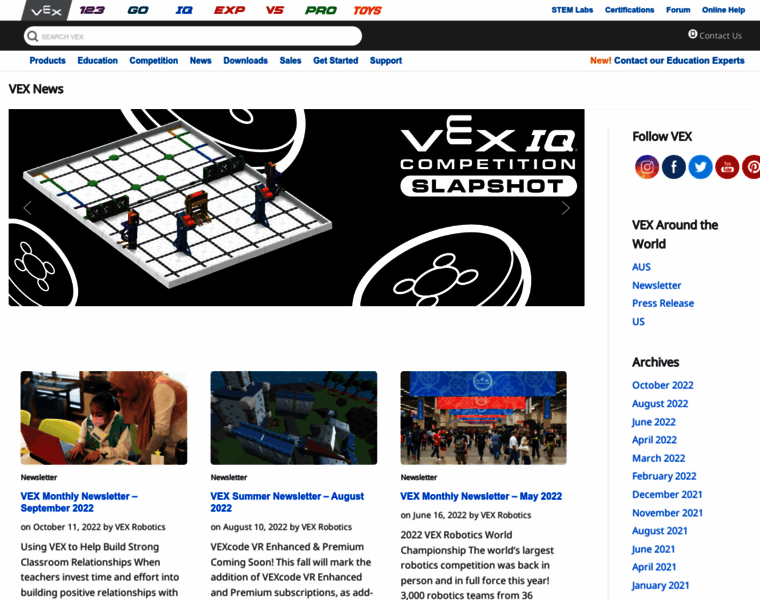 News.vex.com thumbnail
