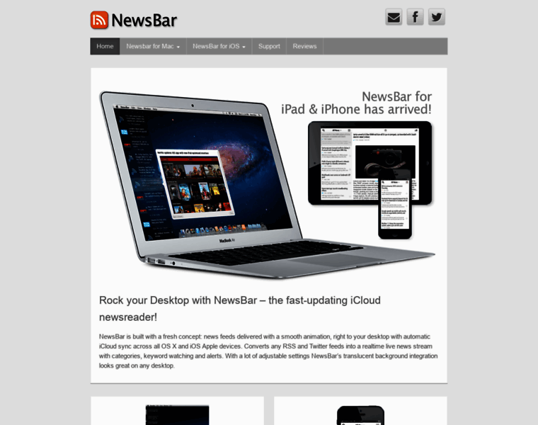 Newsbar-app.com thumbnail
