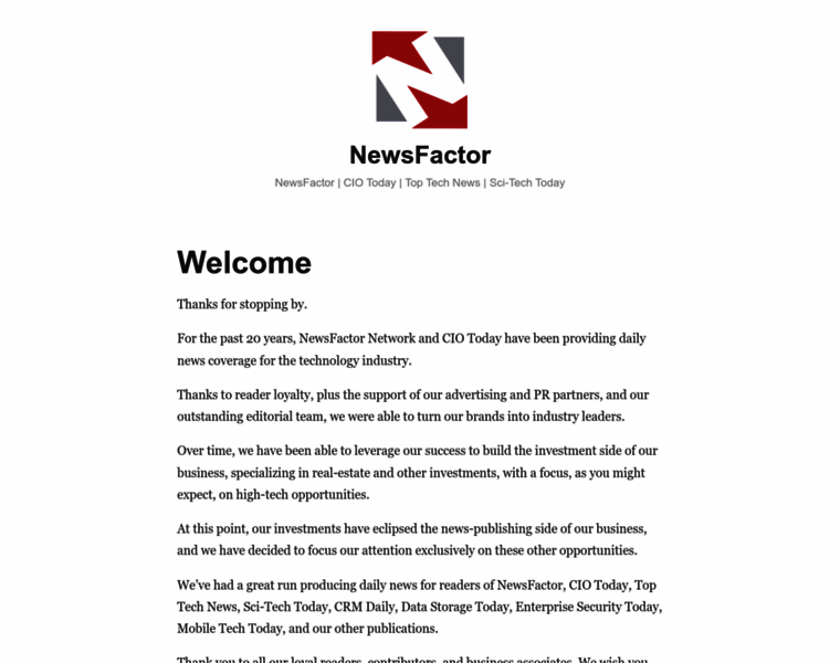 Newsfactor.com thumbnail Newsfactor.com thumbnail