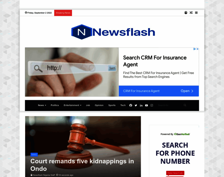 Newsflashuk.com thumbnail
