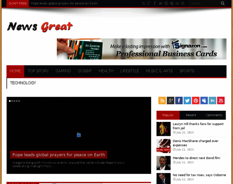 Newsgreat.org thumbnail