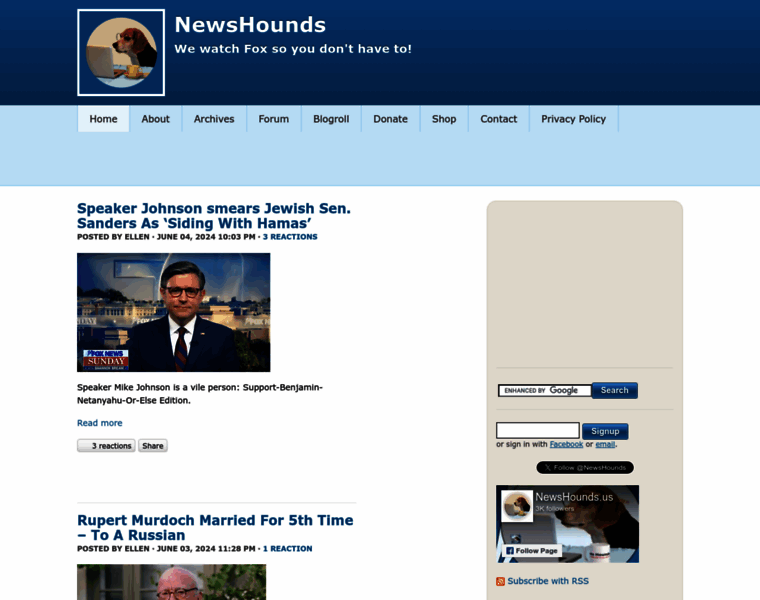 Newshounds.us thumbnail