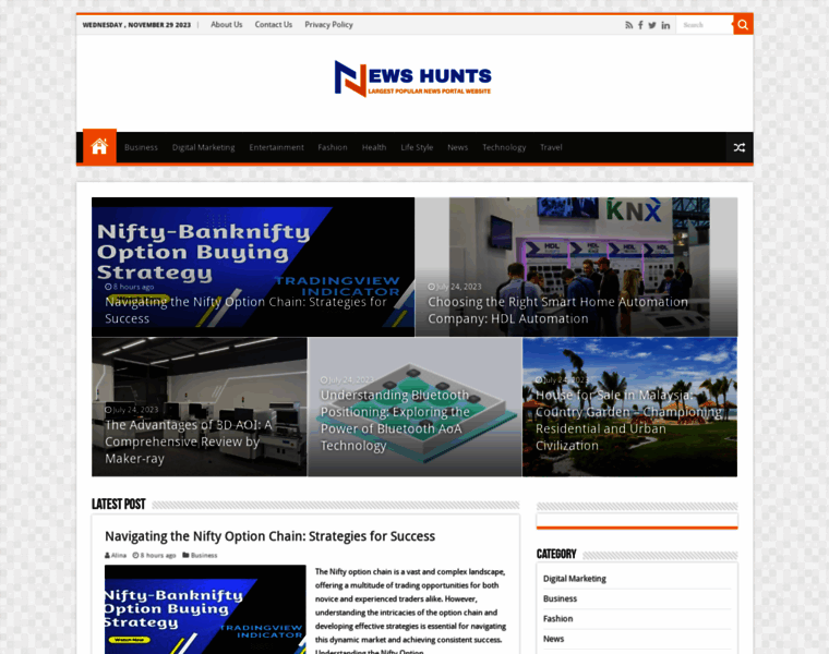 Newshunts.info thumbnail