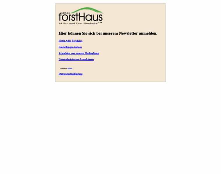 Newsletter.forsthaus-braunlage.de thumbnail