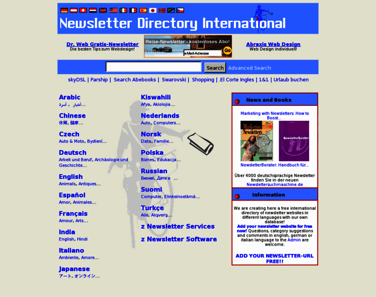 Newsletterdirectory.newslettersuchmaschine.de thumbnail