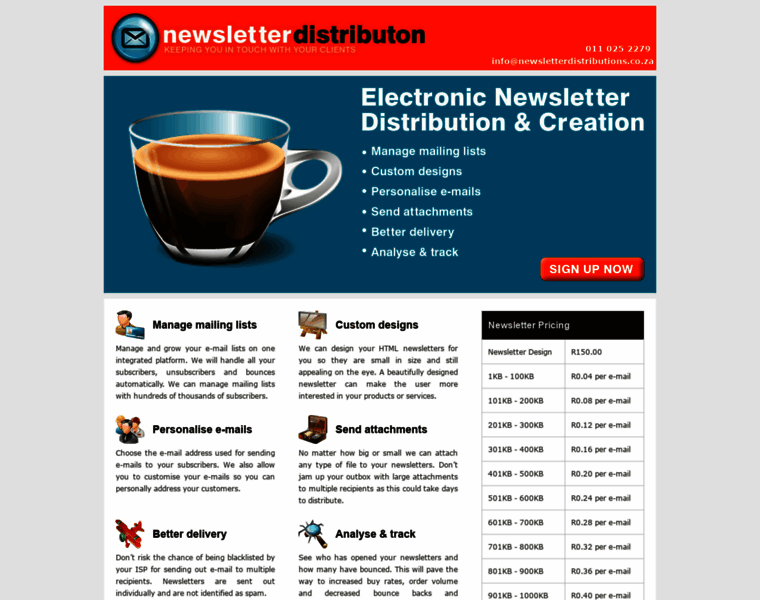 Newsletterdistribution.co.za thumbnail