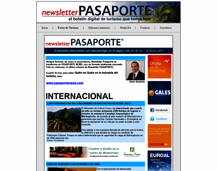 Newsletterpasaporte.com thumbnail