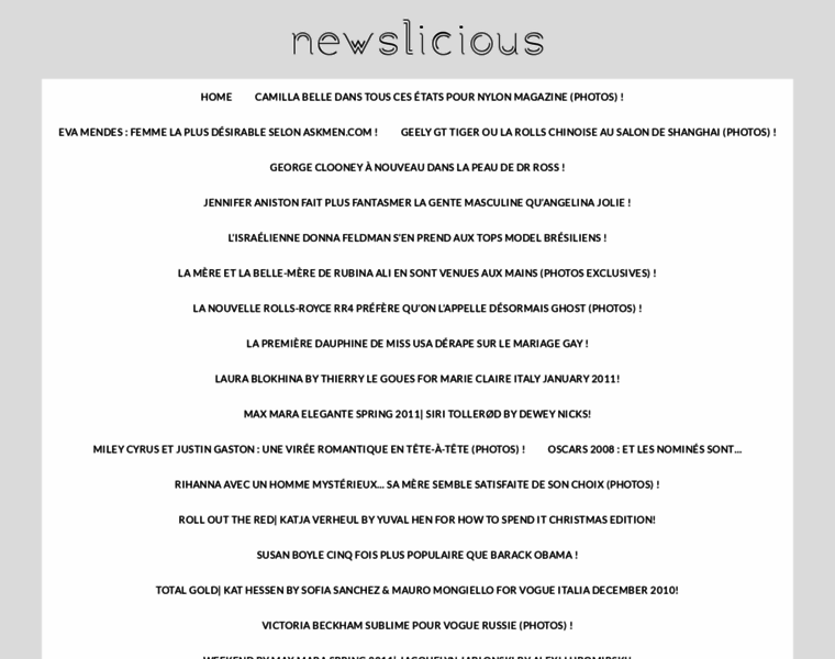 Newslicious.net thumbnail