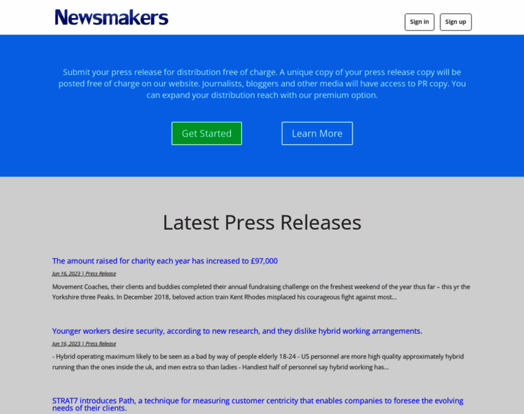 Newsmakers.co.uk thumbnail
