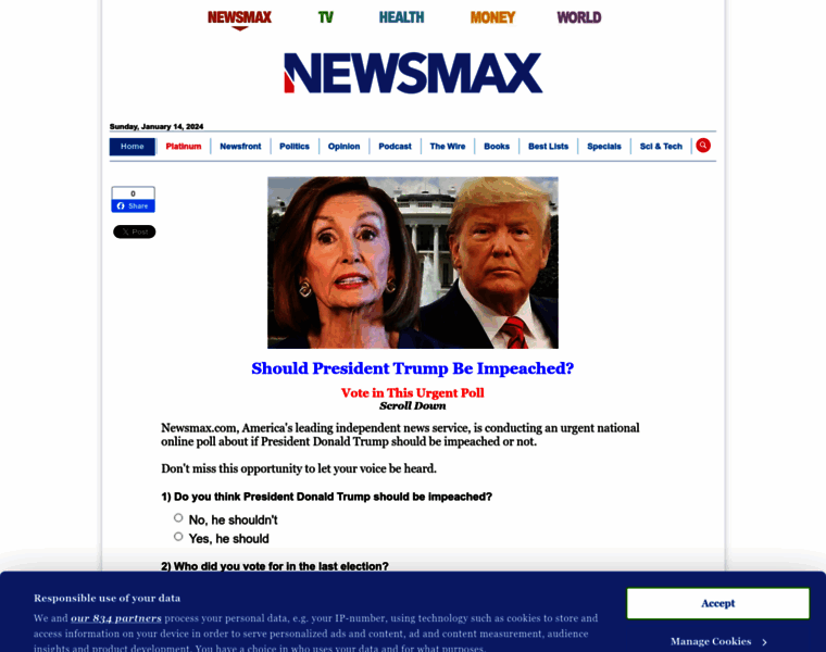 Newsmaxpoll.com thumbnail
