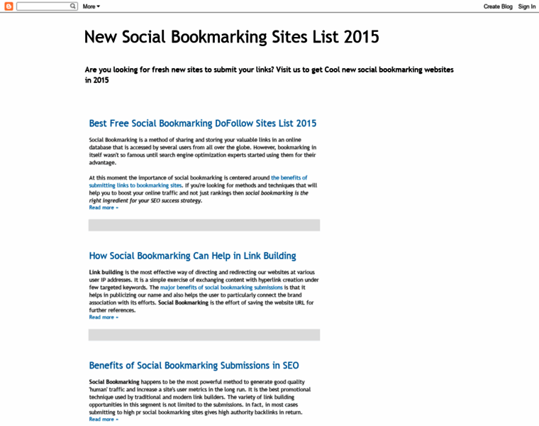 Newsocialbookmarkinglist2015.blogspot.com thumbnail